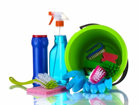 Professional home cleaners in Islington working in a modern living room