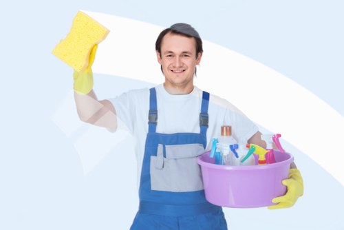 Professional oven cleaning in an Islington kitchen