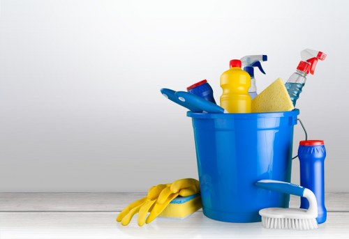 Eco-friendly oven cleaner in Islington polishing a glass oven door