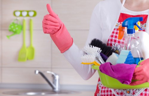 Clean and organised office interior in Islington after maintenance