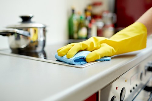 Detailed deep cleaning in Islington living room surfaces and floors