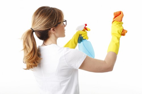 Fresh and organised home interior after domestic cleaning in Islington