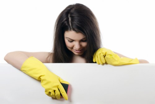 Local cleaner in Islington maintaining a bright apartment