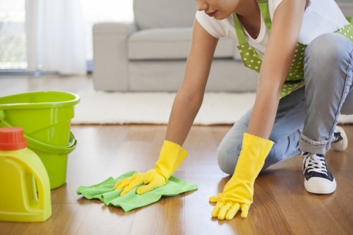 Local cleaners maintaining a fresh and organized interior