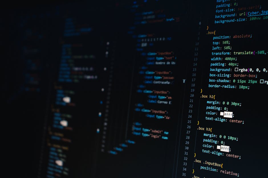 Close-up image of a computer screen displaying a code editor with syntax-highlighted JavaScript code. The code includes colored keywords such as 'true' in orange, 'result' in green, and 'error' in mag